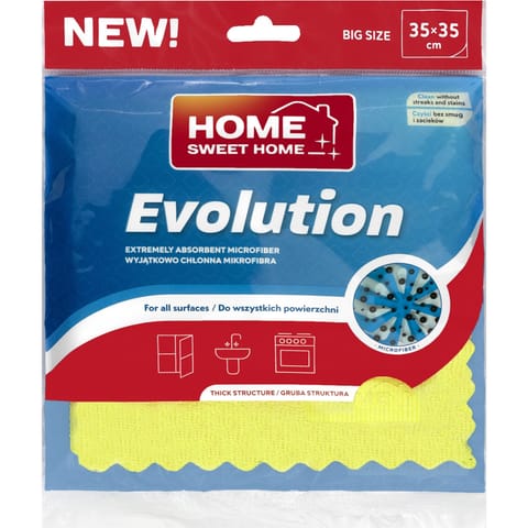 ⁨Ściereczka z mikrofibry EVOLUTION 35x35cm SPONTEX⁩ w sklepie Wasserman.eu