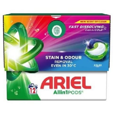 ⁨Kapsułki do prania ARIEL ALL IN 1 PODS color (12szt)⁩ w sklepie Wasserman.eu