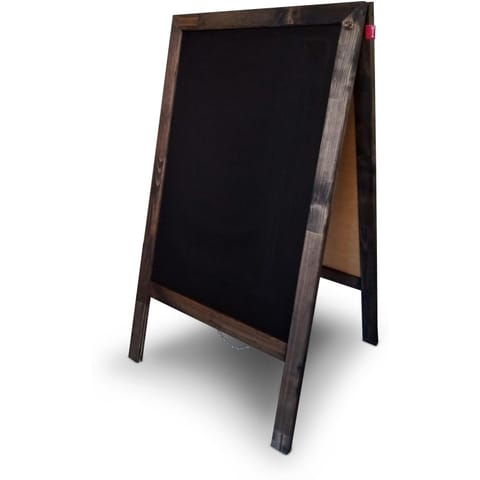⁨Potykacz kredowy 90x50cm czarny rama drewniana MTX050090.19.47.51 MEMOBE⁩ w sklepie Wasserman.eu