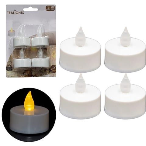 ZESTAW 4 ŚWIECZEK TEA LIGHT LED w sklepie Wasserman.eu