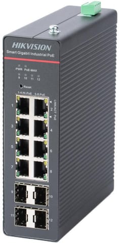 ⁨Hikvision DS-3T1512HP-SI-8P4F/No Power unit⁩ w sklepie Wasserman.eu