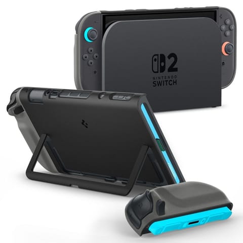 ⁨Spigen Nano Pop - Etui do Nintendo Switch 2 (Black Sesame)⁩ w sklepie Wasserman.eu