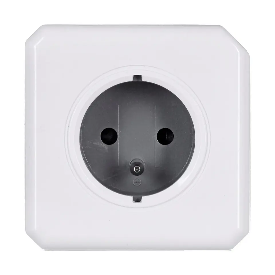 ⁨Allocacoc PowerCube Original Type E power extension 5 AC outlet(s) Indoor Grey⁩ at Wasserman.eu