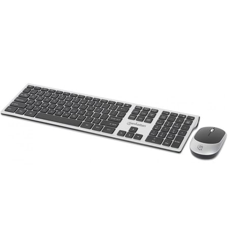 ⁨Zestaw klawiatura i mysz MANHATTAN 180788⁩ w sklepie Wasserman.eu