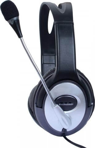 ⁨Słuchawki z mikrofonem TECHLY ICC-SH-555TY Czarny⁩ w sklepie Wasserman.eu