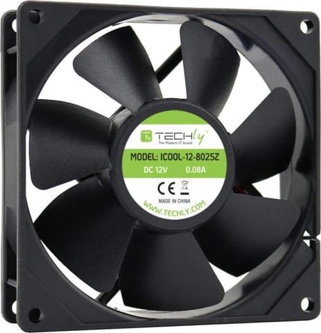 ⁨Wentylator do obudów TECHLY ICOOL-12-8025Z⁩ w sklepie Wasserman.eu