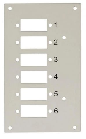 ⁨Panel do przełącznicy DIN Techly, 6x SC Duplex/LC Quad⁩ w sklepie Wasserman.eu