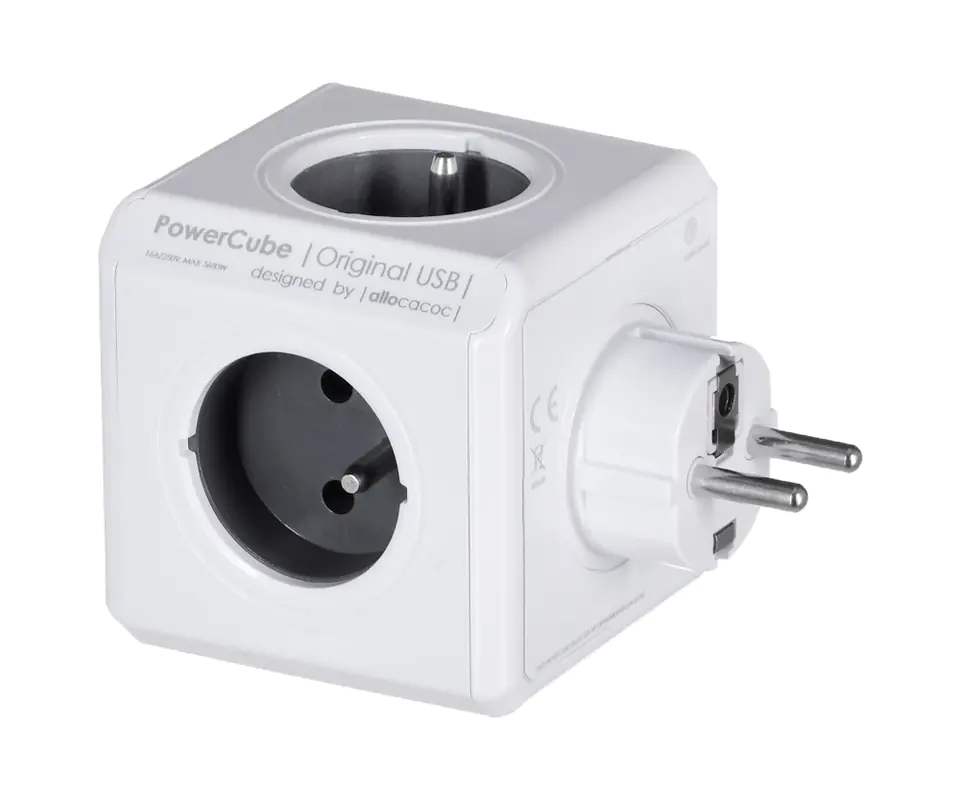 Allocacoc Przedłużacz PowerCube Original USB Grey w sklepie Wasserman.eu