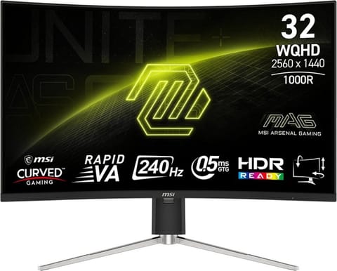 ⁨Monitor MSI 325CQRXF E2 (31.5" /Rapid VA /240Hz /2560 x 1440 /Czarny)⁩ w sklepie Wasserman.eu