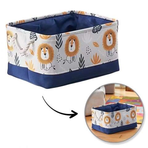 ⁨Pojemnik na zabawki kosz, organizer lwy 30х40х22cm - OR114⁩ w sklepie Wasserman.eu