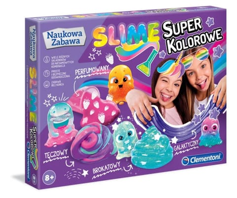 Clementoni Naukowa Zabawa Lab 50636 Super Kolorowe Slime w sklepie Wasserman.eu