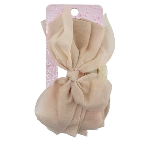 ⁨Duża kokarda tiulowa, spinka do włosów, klamra  SP303K⁩ w sklepie Wasserman.eu