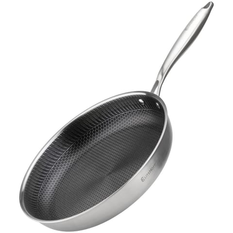 ⁨PATELNIA STALOWA 30cm Z POWŁOKĄ PLASTER MIODU E-7550⁩ w sklepie Wasserman.eu