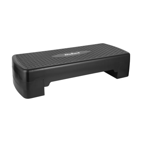 ⁨Step do aerobiku i ćwiczeń fitness, 2 stopnie, 68cm, czarny, REBEL ACTIVE⁩ w sklepie Wasserman.eu