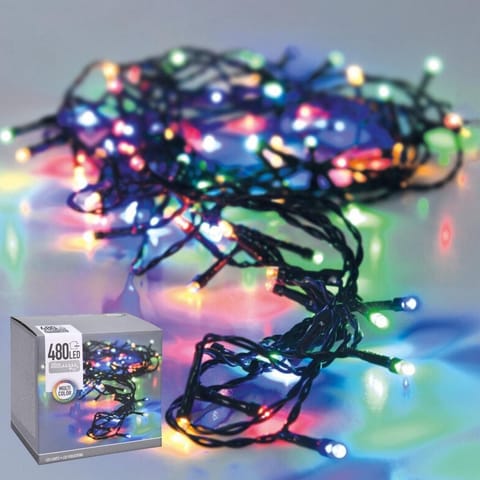 ⁨LAMPKI CHOINKOWE ŁAŃCUCH ŚWIETLNY 480 LED MULTIKOLOR⁩ w sklepie Wasserman.eu