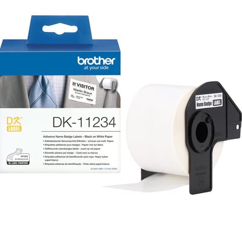 ⁨Brother DK-11234 printer label White⁩ w sklepie Wasserman.eu