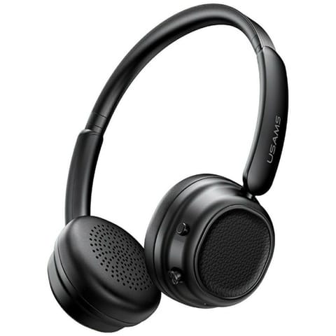 ⁨Słuchawki nauszne USAMS SR01 Bluetooth   5.3 ANC czarny⁩ w sklepie Wasserman.eu