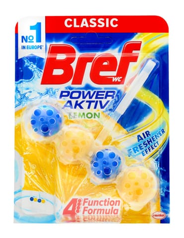 ⁨HENKEL BREF WC POWER ACT KULKI LEMON⁩ w sklepie Wasserman.eu