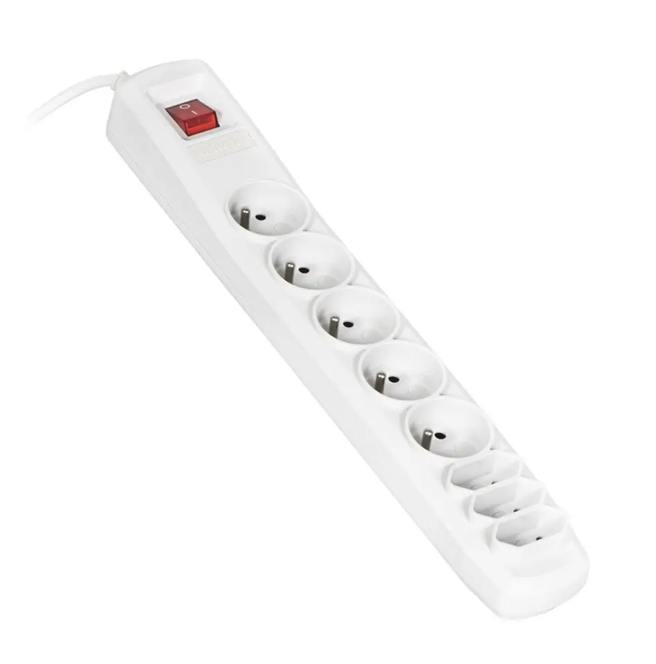 ⁨Activejet APN-8G/5M-GR power strip with cord⁩ at Wasserman.eu