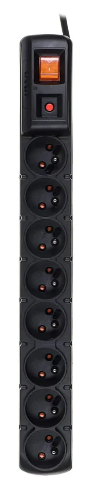 ⁨HSK DATA ALP-8---0N surge protector (8 x UTE; 10 A; 1,5m; black)⁩ at Wasserman.eu