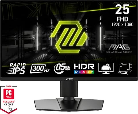 ⁨Monitor MSI MSI MAG 255PXF (24.5" /Rapid IPS /300Hz /1920 x 1080 /Czarny)⁩ w sklepie Wasserman.eu