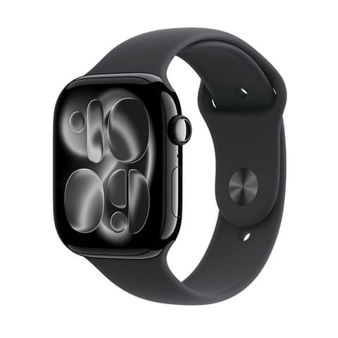 ⁨Watch Series 11 GPS 42 mm APPLE watchOS 11 Szaro-czarny⁩ w sklepie Wasserman.eu