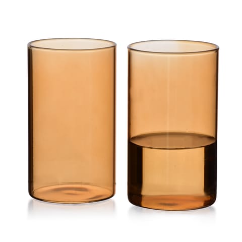 ⁨ROMANE Komplet 4 szklanek 380ml borokrzemowe 7x7x12 cm⁩ w sklepie Wasserman.eu