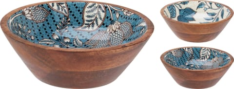 ⁨Miska drewniana 15X15X5CM 2ASS⁩ w sklepie Wasserman.eu
