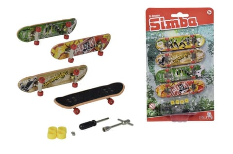 ⁨Zestaw mini deskorolek 4szt⁩ w sklepie Wasserman.eu
