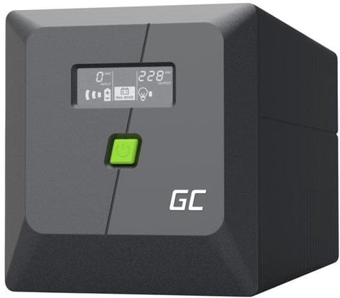 ⁨UPS ZASILACZ AWARYJNY Greencell PowerProof 1000VA 700W LCD CZYSTA SINUSOIDA⁩ w sklepie Wasserman.eu