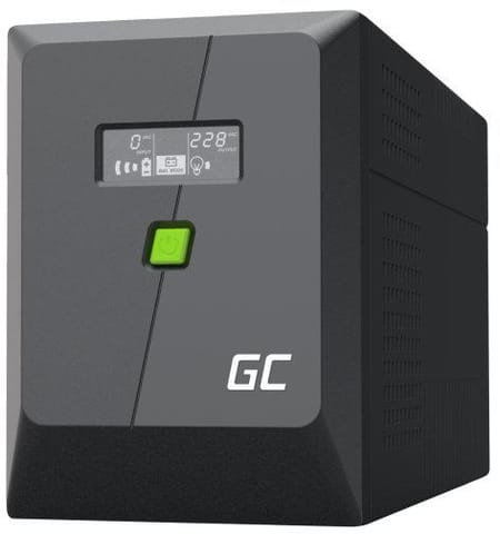 ⁨UPS ZASILACZ AWARYJNY Greencell PowerProof 2000VA 1400W LCD CZYSTA SINUSOIDA⁩ w sklepie Wasserman.eu