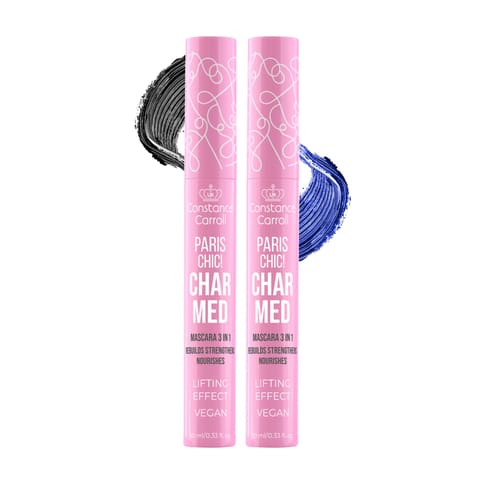⁨CONSTANCE CARROLL Duopak Maskara Charmed black + blue⁩ w sklepie Wasserman.eu