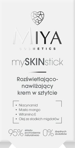 ⁨MIYA mySKINstick Rozświetlająco - nawilżający krem w sztyfcie 25 g⁩ w sklepie Wasserman.eu