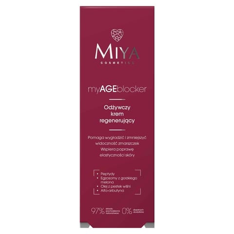 ⁨MIYA myAGEblocker Odżywczy krem regenerujący 50 ml⁩ w sklepie Wasserman.eu