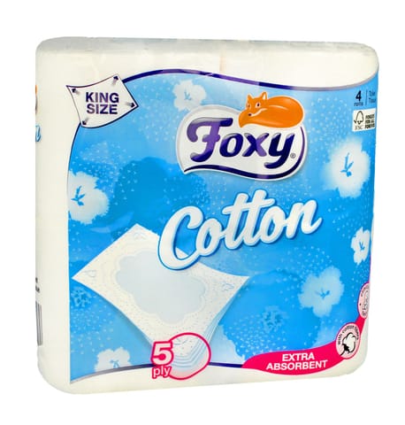 ⁨FOXY PAPIER TOALET  A`4  COTTON /14/ 5 WARSTW&⁩ w sklepie Wasserman.eu