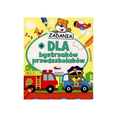 ⁨Dla bystrzaków przedszkolaków4 AWM WYDAWNICTWO⁩ w sklepie Wasserman.eu