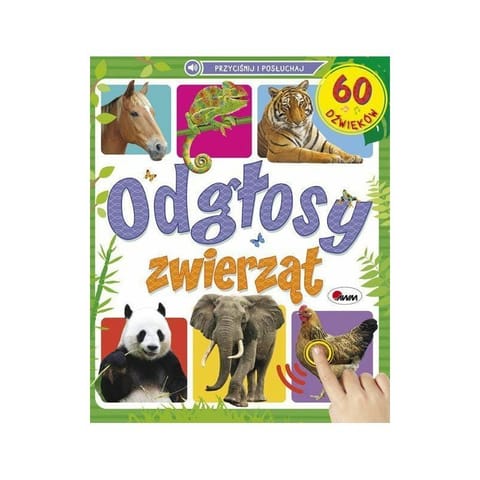 ⁨Odgłosy zwierząt 60 dźwięków AWM WYDAWNICTWO⁩ w sklepie Wasserman.eu