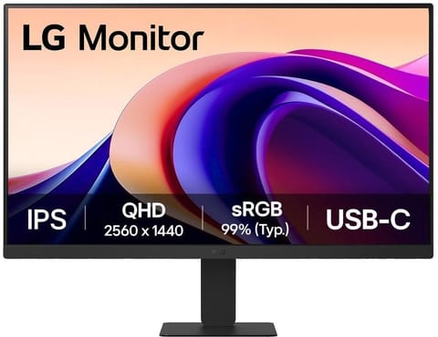 ⁨Monitor LG 24U631A-B.AEUQ (23.8" /IPS /100Hz /2560 x 1440 /Czarny)⁩ w sklepie Wasserman.eu