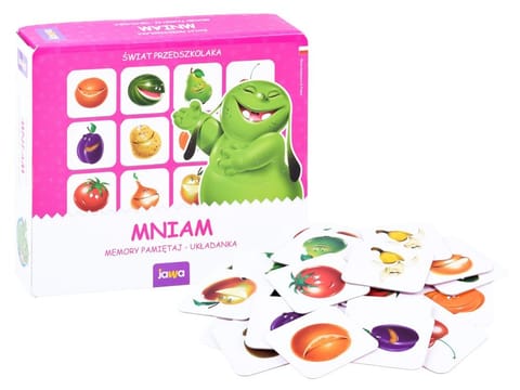 Jawa Gra pamięciowa dla przedszkolaków Memory MNIAM mini GR0386 w sklepie Wasserman.eu