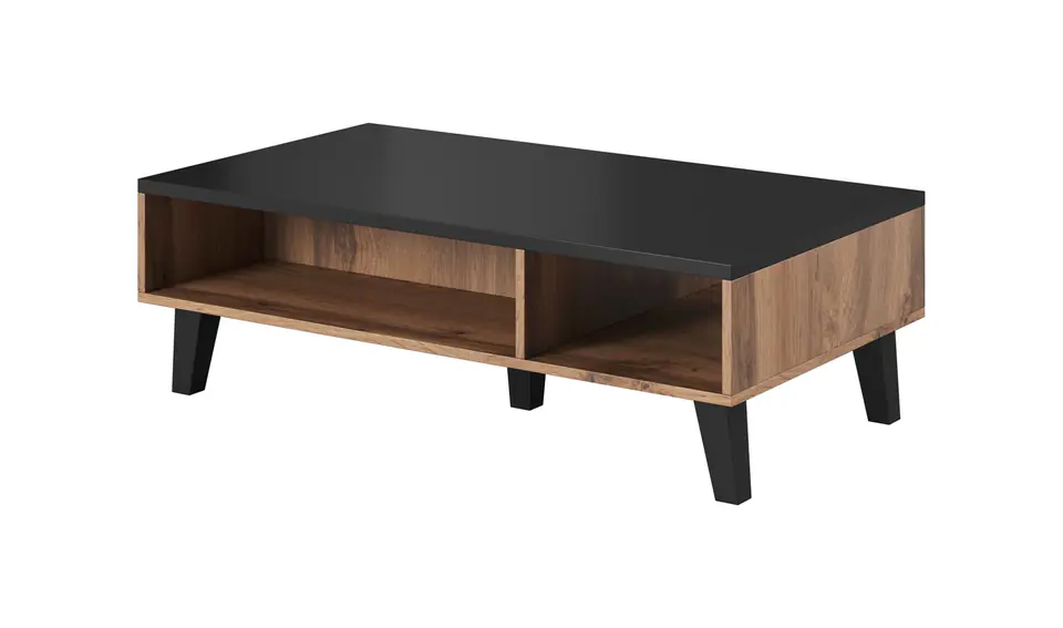 ⁨Cama LOTTA 110 coffee table wotan oak/mat black⁩ at Wasserman.eu