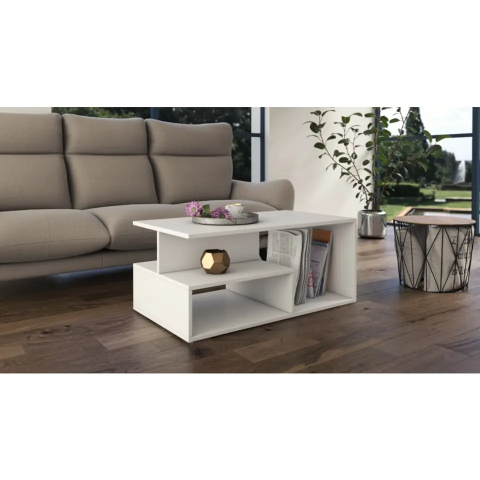 ⁨PRIMA COFFEE TABLE - WHITE⁩ at Wasserman.eu