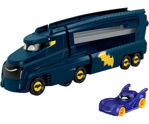 ⁨Fisher Price HMX07 Zestaw DC Batwheels Bat Transporter Ciężarówka 2w1⁩ w sklepie Wasserman.eu