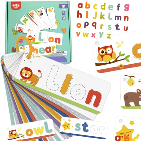 ⁨TOOKY TOY Puzzle Alfabet Montessori Nauka Literek Słów Zwierzątka 57 el.⁩ w sklepie Wasserman.eu