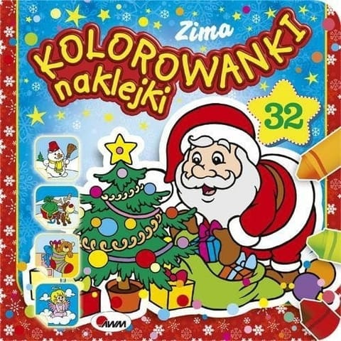 ⁨KOLOROWANKI NAKLEJKI ZIMA⁩ w sklepie Wasserman.eu