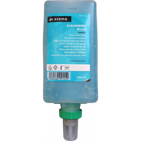 ⁨Mydło w pianie, system S5 NEXXT/SVEMA DENALI-M zapas 1000ml CLEANSPIRE BLUE⁩ w sklepie Wasserman.eu