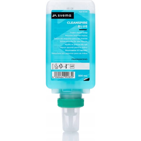 ⁨Mydło w pianie, system S6 NEXXT/SVEMA LOGAN-M 500ml CLEANSPIRE BLUE⁩ w sklepie Wasserman.eu