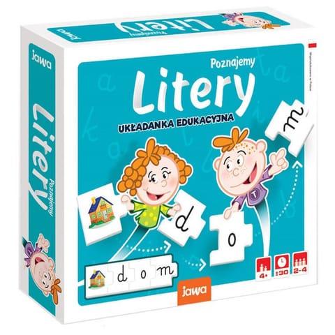Jawa Gra układanka edukacyjna POZNAJEMY LITERY GR0562 w sklepie Wasserman.eu