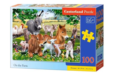 Puzzle 100 el. On the Farm w sklepie Wasserman.eu