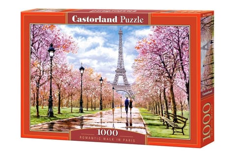 ⁨Puzzle 1000 elements Romantic Walk in Paris⁩ at Wasserman.eu