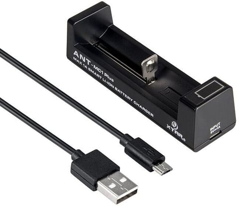 ⁨Fast charger for cylindrical Li-ion batteries 18650 Xtar ANT MC1 Plus⁩ at Wasserman.eu
